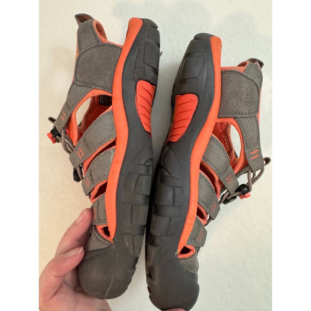 KEEN Women's Newport H2 Hiking Outdoor Waterproof Sport Sandals Orange Gray 9 - Picture 3 of 8